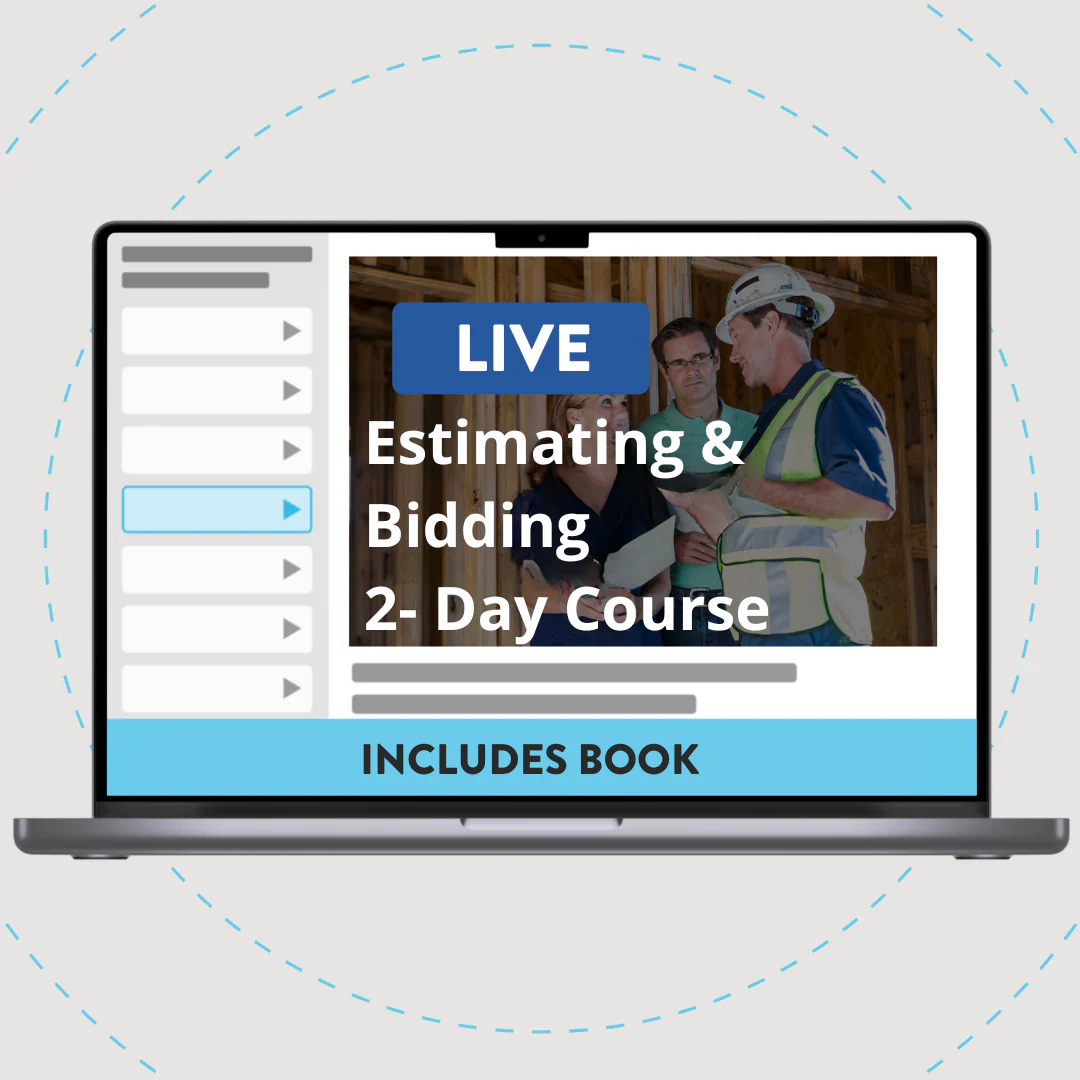 Introduction To Construction Estimating and Bidding Essentials - 2-Day Course