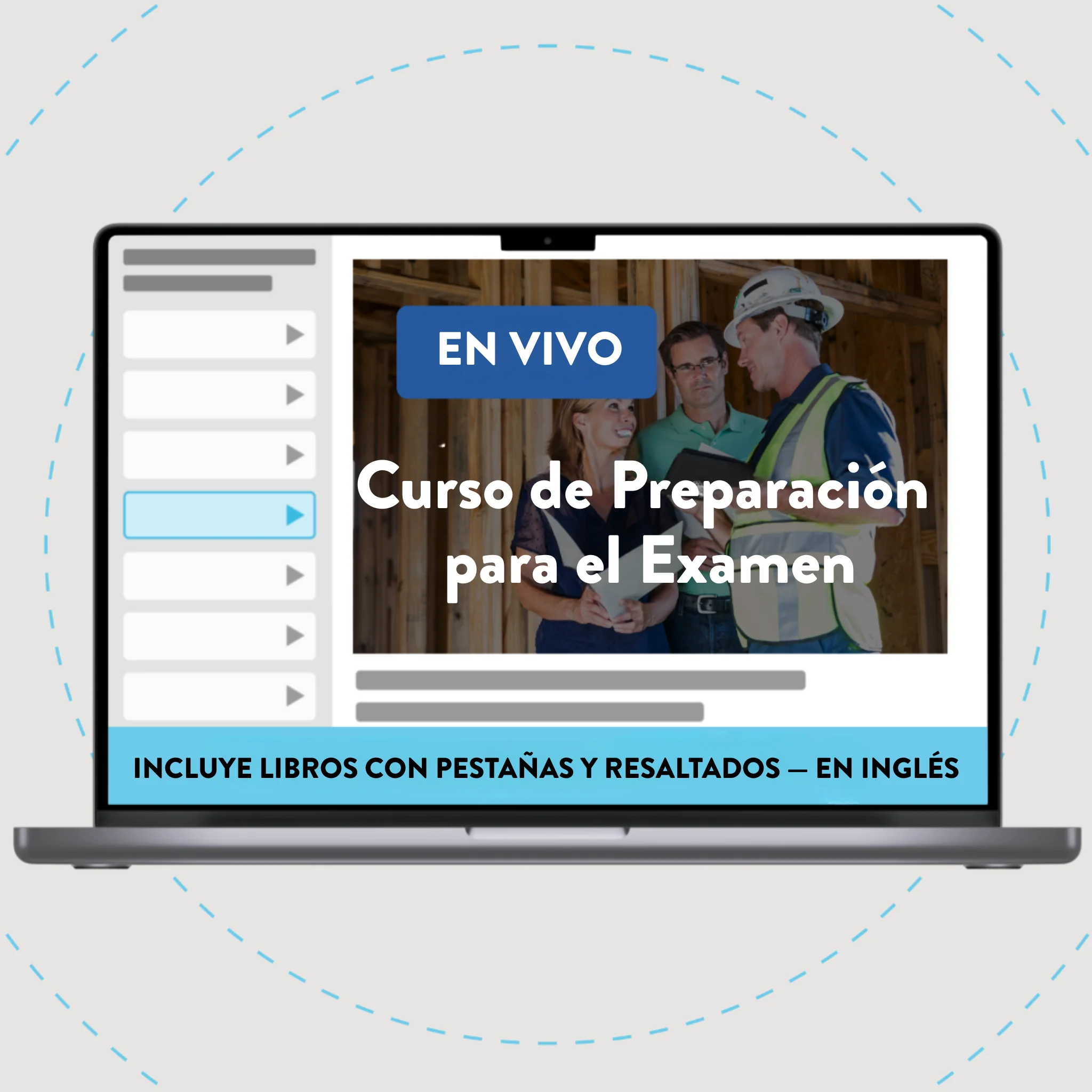 Paquete en Vivo: Preparación para el Examen de Licencia de Contratista General/Construcción/Residencial